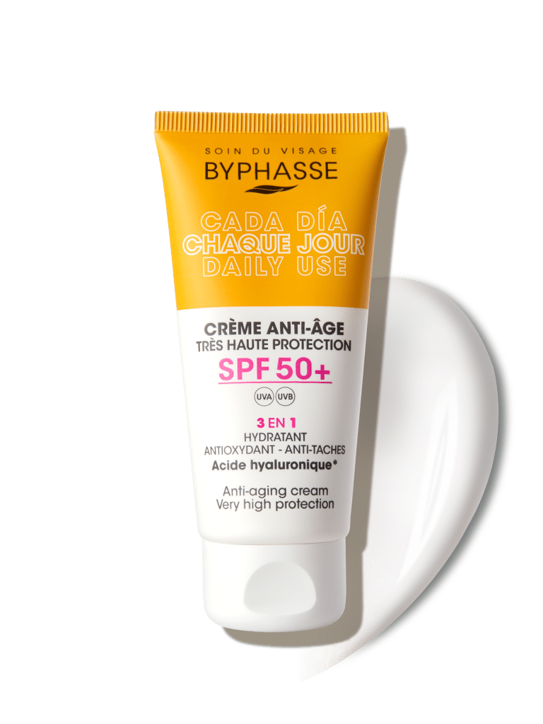 CREMA FACIAL<br>ANTIEDAD SPF 50+ 50ML