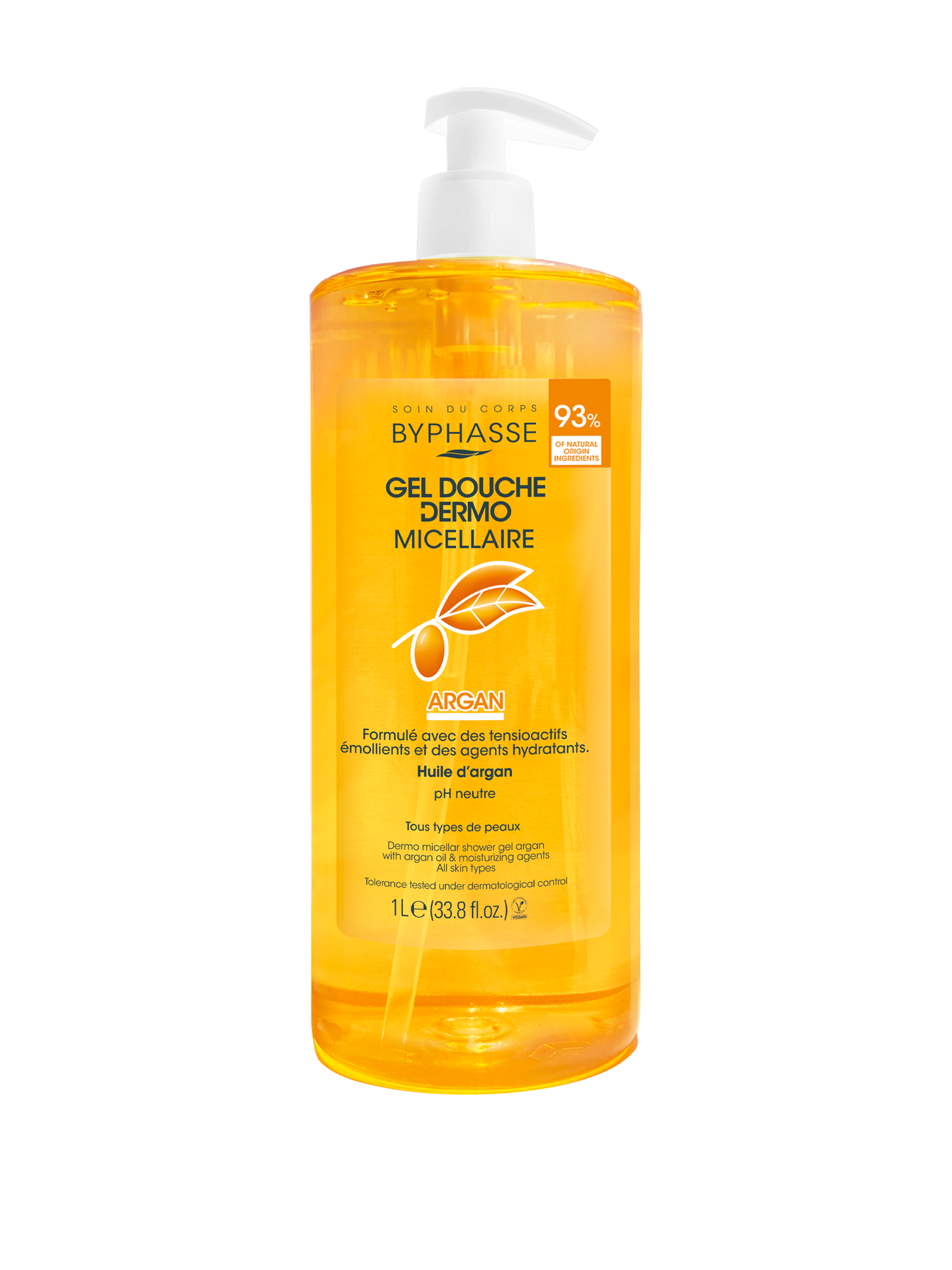 DERMO MICELLAR SHOWER GEL ARGAN 1L