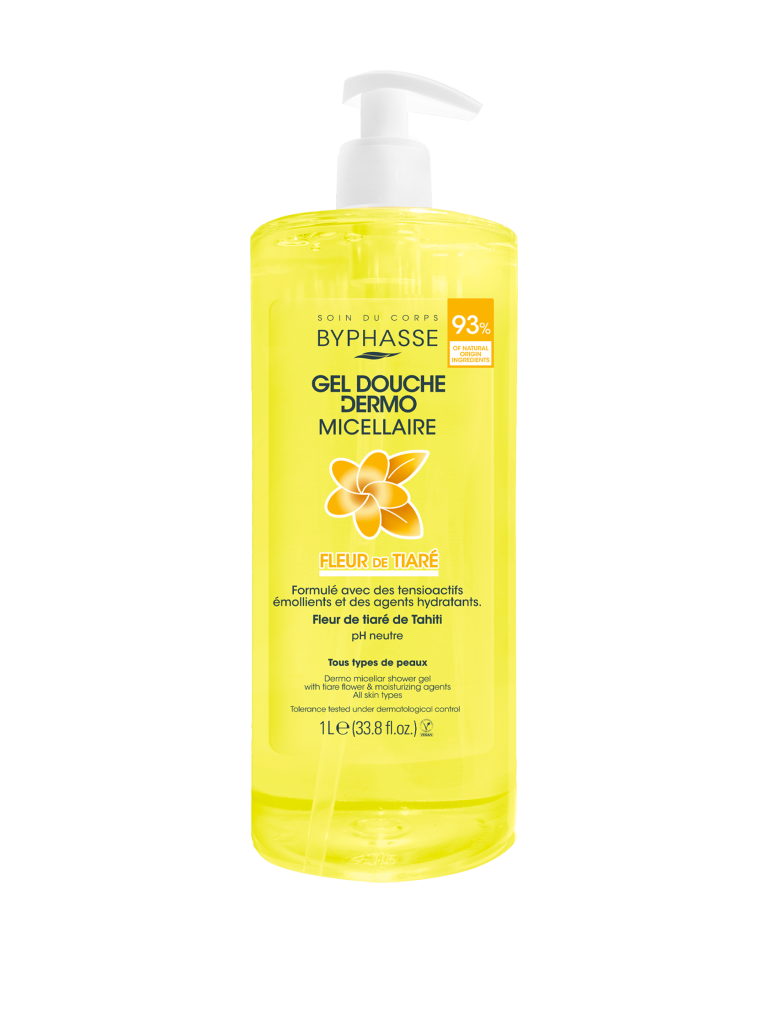 DERMO MICELLAR SHOWER GEL TIARE FLOWER 1L