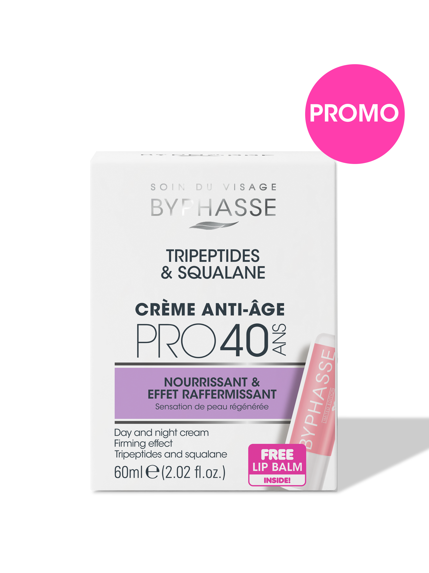 PROMO CREMA ANTIEDAD PRO40 AÑOS REAFIRMANTE 60ML