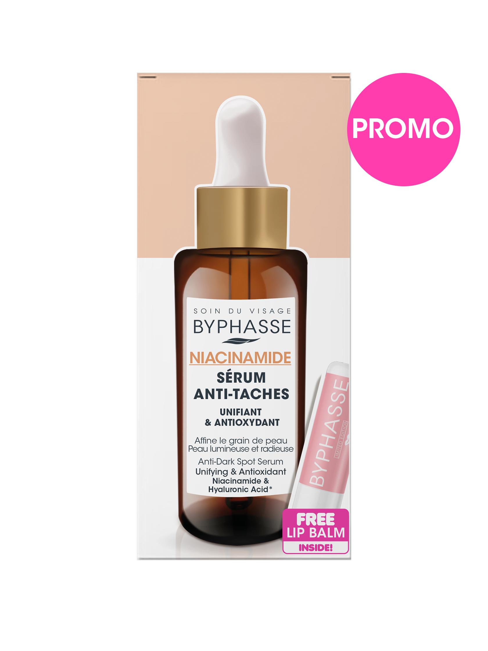 PROMO SÉRUM ANTIMANCHAS<br>NIACINAMIDA<br>SKIN BOOSTER 50ML