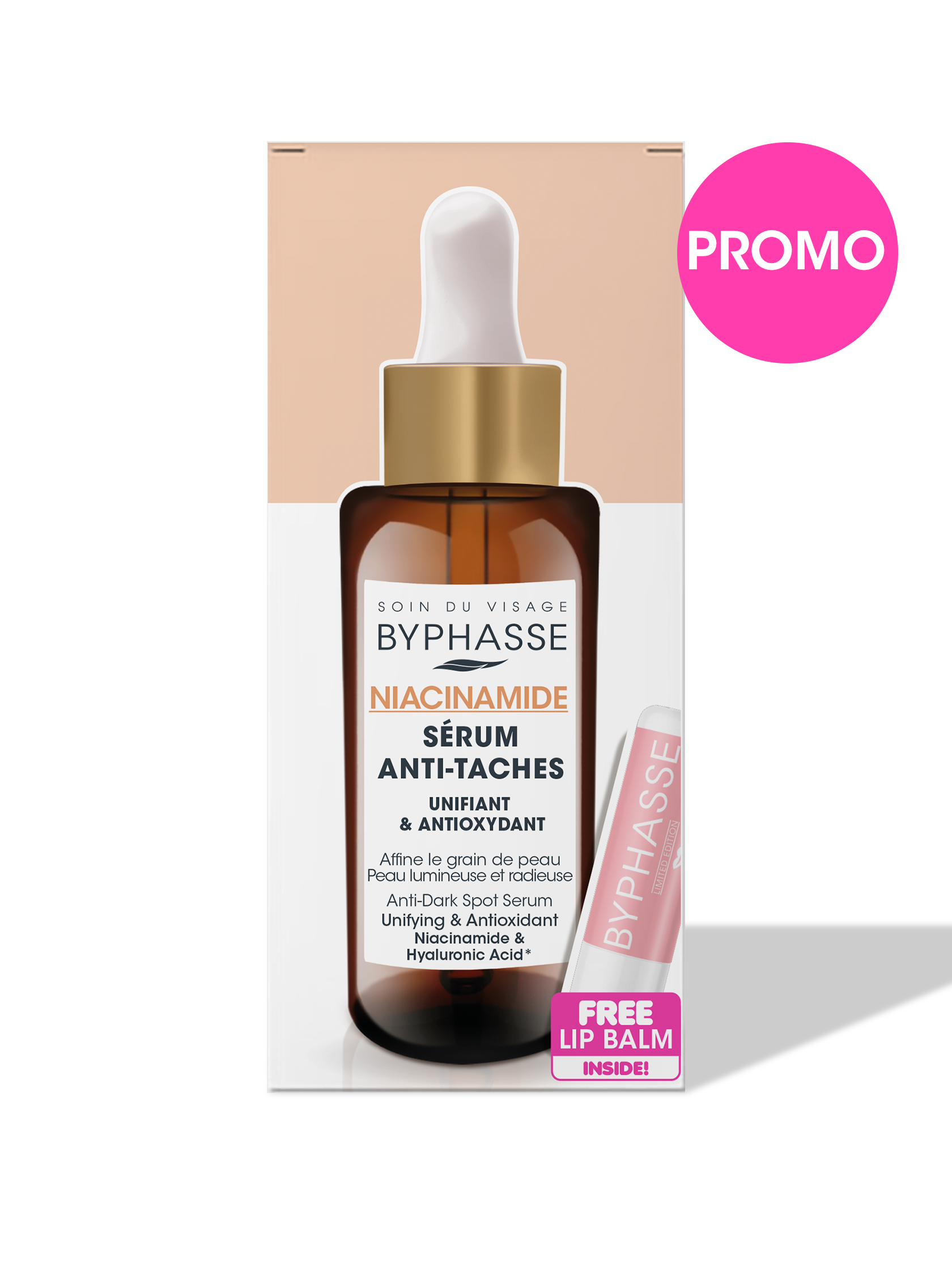 PROMO SÉRUM ANTIMANCHAS<br>NIACINAMIDA<br>SKIN BOOSTER 50ML